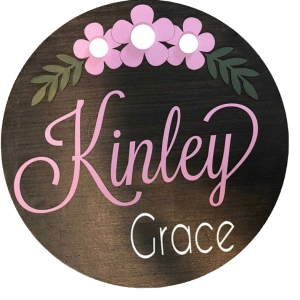 Flower Nursery Name Sign – Soft Petal Garland